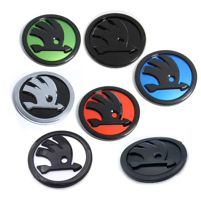 2025 Universal Fit ABS Car Emblem Badge Sticker Logo for VRS Rapid Yeti Karoq SCALA Fabia Octavia A7 RS Superb Front Hood Rear T