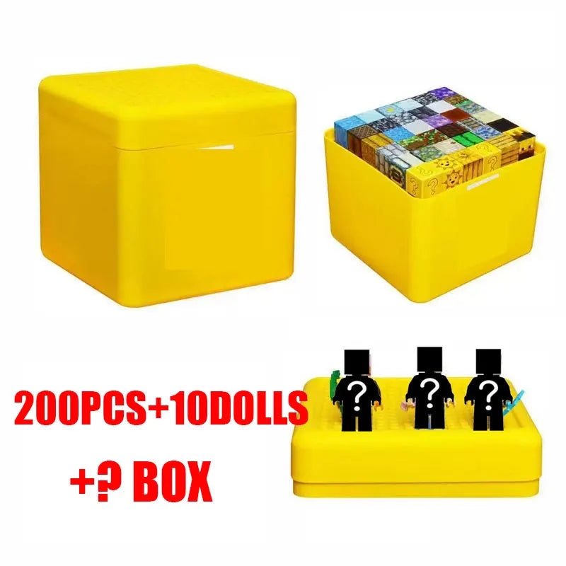 16cm Big Storage Box Magnetic Building Blocks Mine Magnet World Set Puzzle Toys For Kids Montessori Sensory Cubes Birthday Gifts