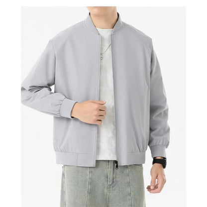 Men's Long-sleeved Jacket, Tooling Casual Sports Baseball Jersey, Thickened Jacket Men's