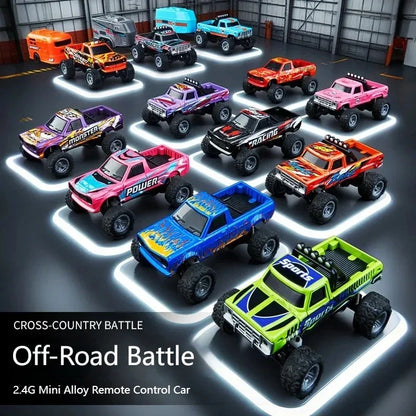 Top RC Car MINI Alloy 1/64 Remote Control Car Convenient to Carry 60 Minutes of Work Time Children's Gifts Electronic Toys
