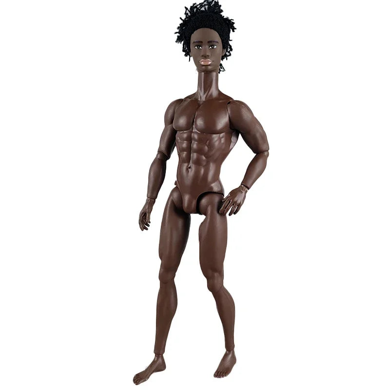 High Quality Adonis 1/6 Jointed DIY Movable Nude Naked Doll Body 12" Muscle FR Boy Doll BJD Dolls Kids Toys Gifts