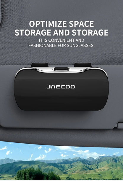 For Chery Jaecoo J7 Phev J8 SHS Omoda C9 5 EV Key Cover 2025 Accessories Car Visor Sunglasses Car Glasses Case Glasses Clip Box