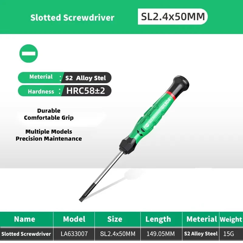 LAOA 1pcs precision screwdriver SL1.0-4.0 screwdriver phillips mini screwdriver phillips screwdriver plum blossom T5-T20