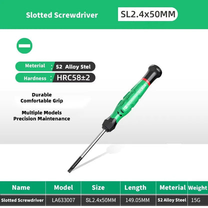 LAOA 1pcs precision screwdriver SL1.0-4.0 screwdriver phillips mini screwdriver phillips screwdriver plum blossom T5-T20