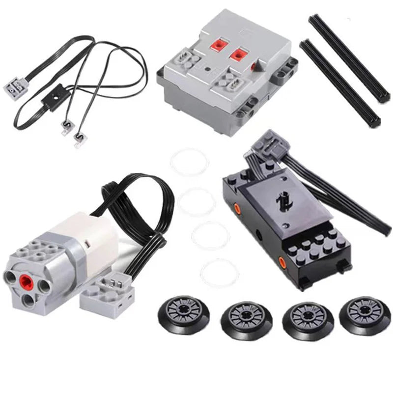 MOC parti tecniche funzioni di alimentazione motore multi strumento servomotore treno PF 8293 8883 modello compatibile blocchi d