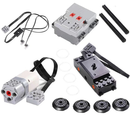 MOC parti tecniche funzioni di alimentazione motore multi strumento servomotore treno PF 8293 8883 modello compatibile blocchi d