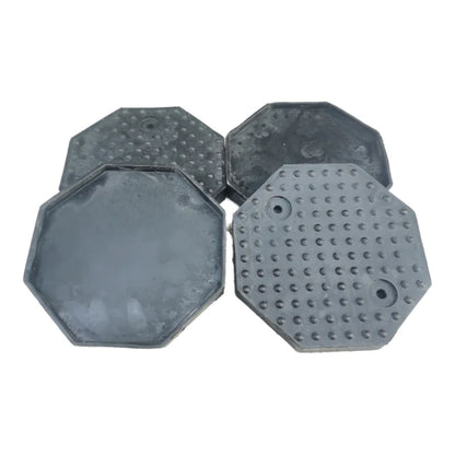 Heavy Duty Rubber Lifting Arm Pads Car Lift Accessories for Auto Lift Hoist Spareparts Consumab Universal 4Pcs Octagon 135*10mm