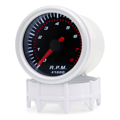 Tachometer For 12V Car 52mm Universal Smoke Len RPM Turbo Boost Gauge 2 Bar PSI Water Temp Meter Oil Pressure Gauge  Tacho