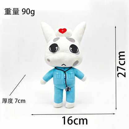 New Horror Game Animal Hospital Plush Doll Cute Ratthew Barney Dr.Harlow Stuffed Doll Periphery Collect Gifts For Fans