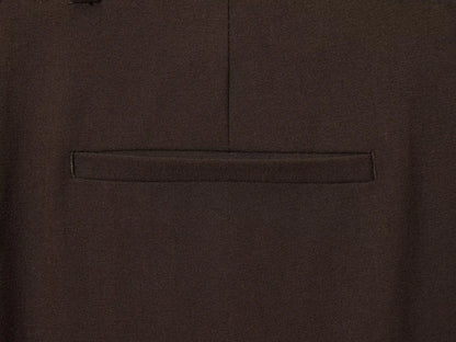 Autumn New Style Women's Suit Jacket with Shoulder Pads Double Row Buttons Pleated Straight Leg Pants Fashionable Two-Piece Set