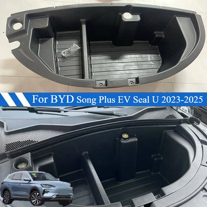 Front Trunk Storage Box For BYD Song Plus EV Seal U 2023-2025 Car Interior Storage Rear Trunk Storage Boxes Body Kit Accessories