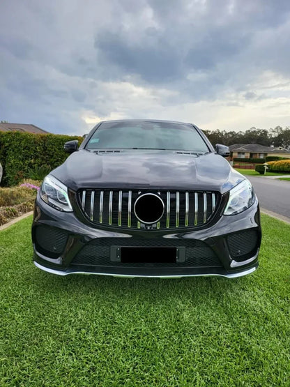XVIP Front Chrome Diamonds Style Racing Grille For Mercedes Benz GLE C292 GLE350 GLE450 GLE500 GLE43 AMG 2016-2019 Upper Grilles