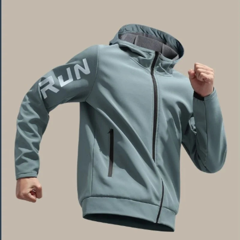 Men's Trendy Sportswear Set for Running & Fitness Quick-Dry Training Clothing Jacket Cycling and Morning Jogging Gear Tracksuits