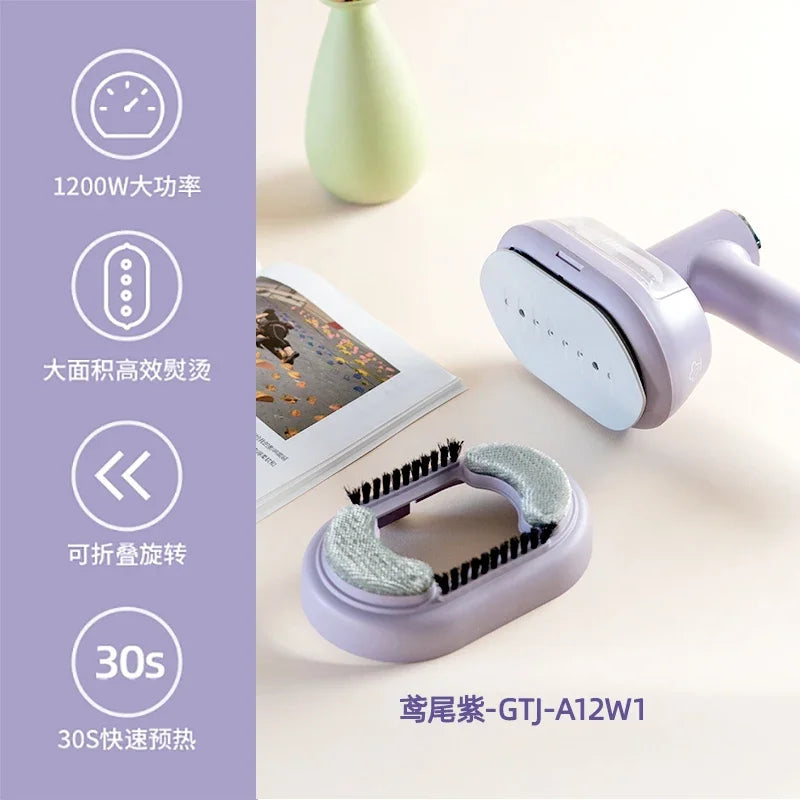 Portable Handheld Mini Steam Iron Household Clothes Wrinkle Removal Ironing Machine for Home Travel Use