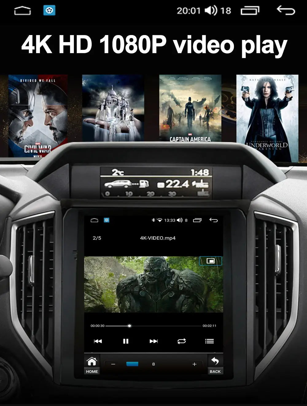 Android Radio Head Unit For Subaru Forester XV Impreza G4 2018-2022 Car one din Multimedia Video Player  GPS