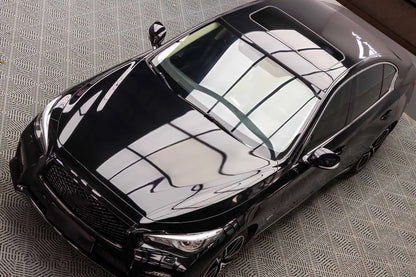 Glossy Black Vinyl Wrap Film Car Wrapping Decal Roll Bubble Free Air Release Vehicle Motocycle Sticker DIY Adhesive Accessories