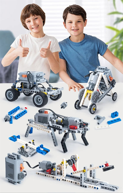 STEM MOC Building Set Technical Creative Assembly Bricks Educational DIY Model Learning Toy Holiday Gift