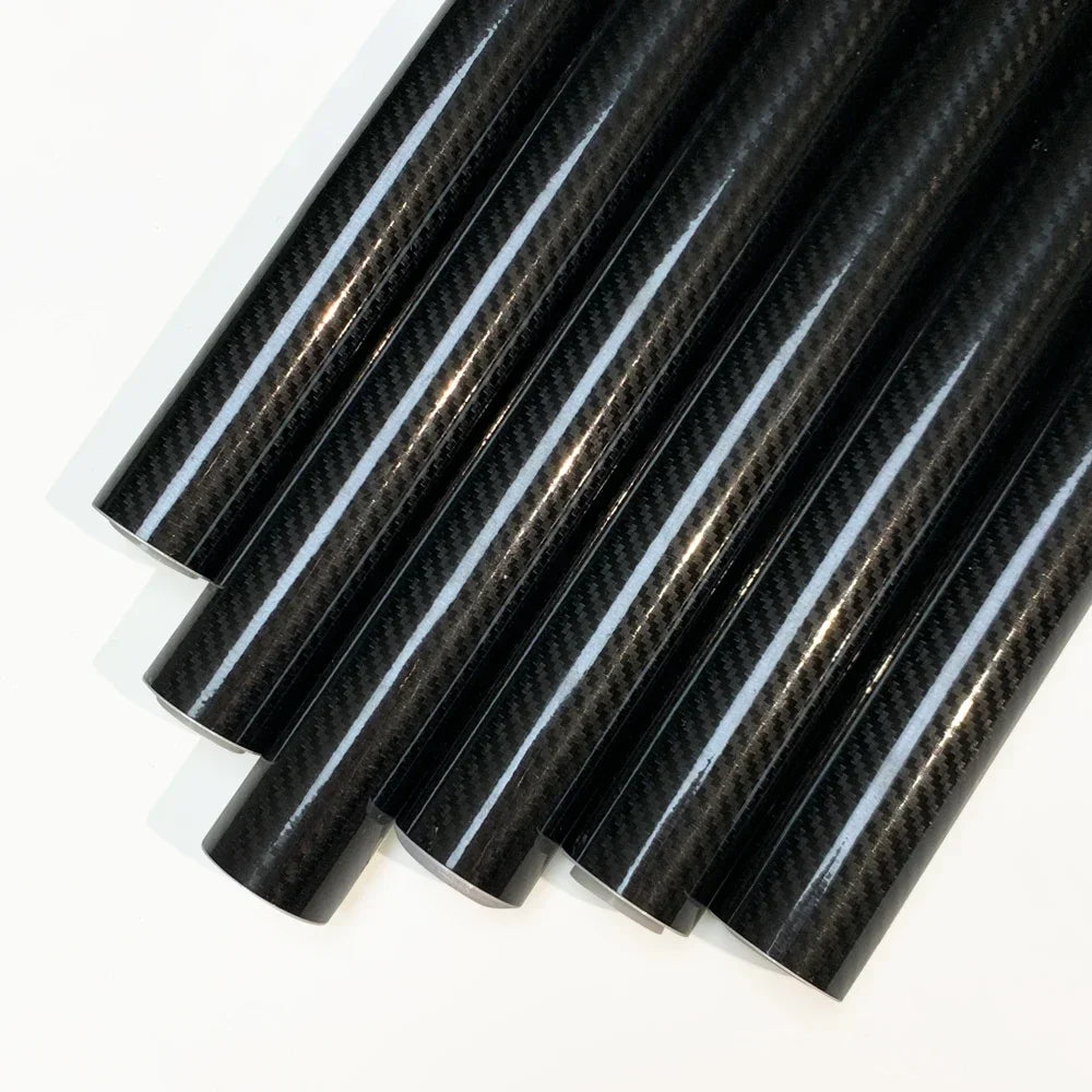 Car Stickers Black Carbon Fiber Vinyl Wrap Film 150*50cm Gloss Carbon Fiber Motorcycle Wrap Waterproof Film for Cars Accessories