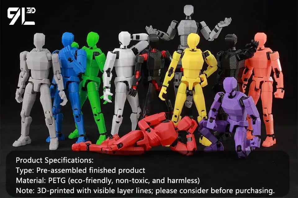 9L3D Printed Superheroes Invincible 2.0 Anime Multi-Jointed Shapeshift Toys Action Figures Mannequin Model Ornaments Gifts