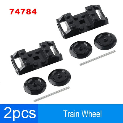 Technical Parts Train Motor 88002 MOC Pack Power Functions Battery Box Tracks Top Base Plate for Legoeds EV3 91994 74784 2871