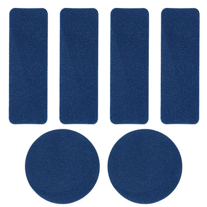 6pcs Sports Shoe Patches for Damaged Side Edges Inner Lining & Heel Wear - Shoe Repair Stickers for Extended Footwear Life