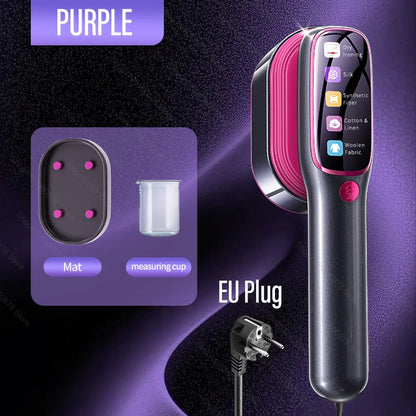 Steam Iron Mini Portable Iron Handheld machine Folding Garment Hanging Steamer Clothes Ironing Wet Dry Ironing Machine Home Iron