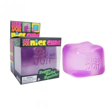 .Trending Nee Doh Jellyfish & Cube Squish Toy, Soft Jelly Squeeze Stress Relief Fidget Toy, Sensory NeeDoh for Kids & Adults