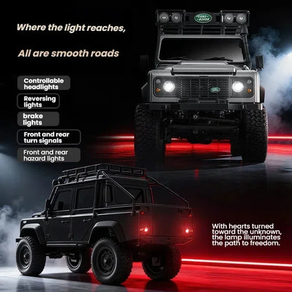 MN111C 1:18 RC Car 4WD Land Rover Defender 2.4G Full Scale Remote Control Car Truck Climbing Off-Road Vehicle Toys for Kid Gift