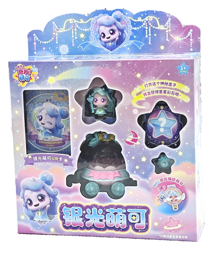 New Catch Teenieping Anime Figure Shining Meteor Season 6 Chinese Version 7 Toy Set Sweetheart Doll Figurine Collection Toy Gift