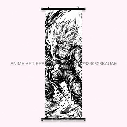 Dragon Ball Anime Wall Artwork Canvas Mural Scrolls Pictures Anime Character Son Goku Hanging Painting Poster Home Decoration