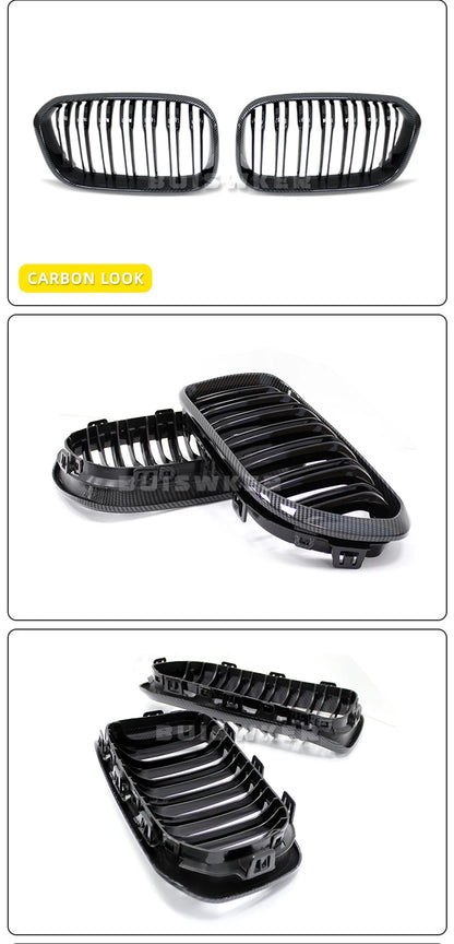 Ricoy Gloss Black For BMW F20 F21 120i 118i 116i 116d M135i M140i 2015 2016 2017 2018 Hatchback Sport Kidney Grill Grille