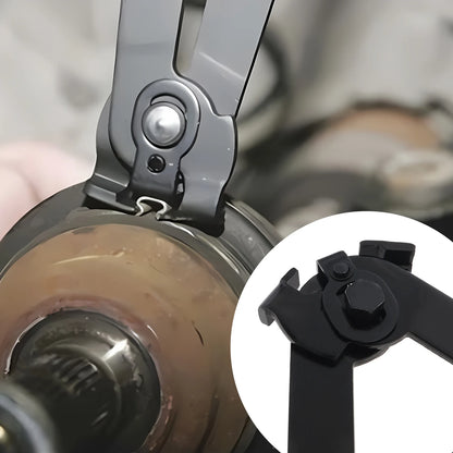 Dust Cover Clamp Heavy Duty CV Boot Clamp Pliers Joint Tool for Most Cars ATV with 20 Adjustable Crimp Bands Anti Slip Handle