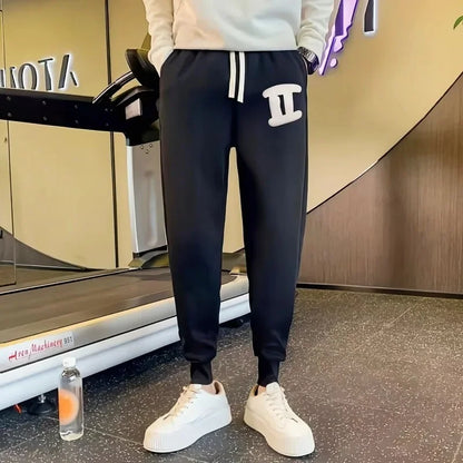 Trousers Gray Cotton Joggers Alphabet Man Sports Pants Essential Cool Comfortable Elegant Clearance Sale Y2k Sweatpants for Men
