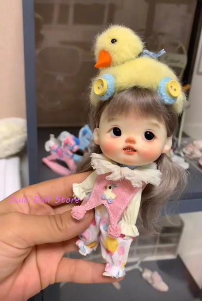 2026 Dula Doll Handmade Cute Yellow Duck Set Blythe OB24 OB22 Diandian OB11 GSC Azone Licca ICY JerryB 1/6 Doll Accessories