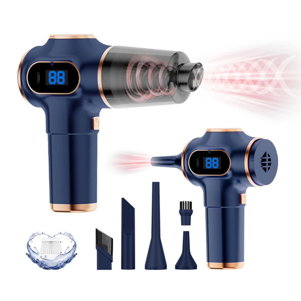 2In1 Motor Car Vacuum Cleaner Wireless Handheld Mini Vacuum Cleaner Strong Suction Cleaning Machine Robot Vacuum Cleaner
