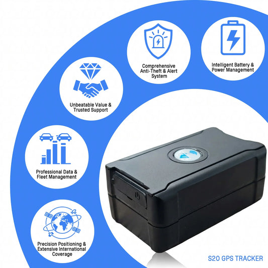 6000mAh Strong Magnetic GPS Tracker Car Vehicle Anti-Tamper Alarm Geo-Fence Free Global SIM Low Battery Alert Real-Time Tracking