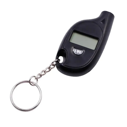 Mini Keychain Style Tire Gauge Digital Lcd Display Car Tire Air Pressure Tester Meter Auto Car Motorcycle Tire Safety Alarm