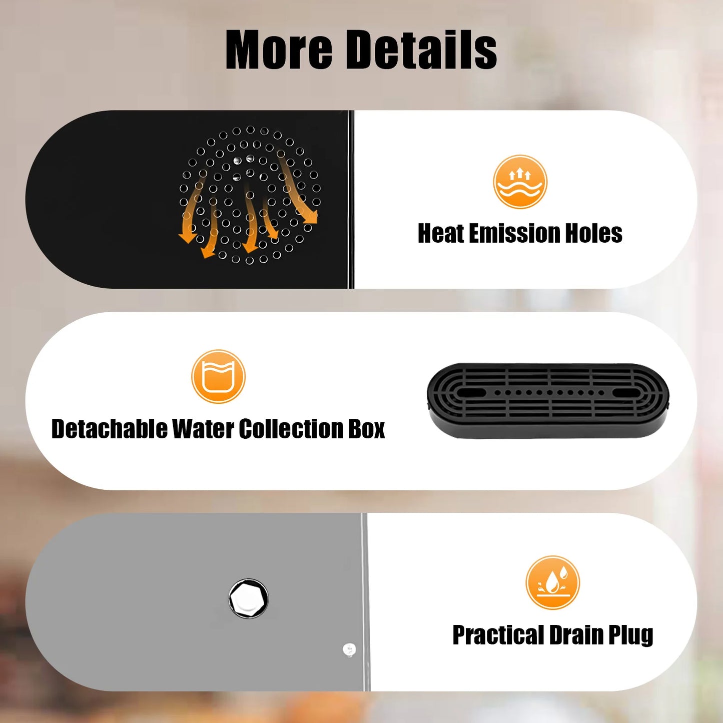 Water Dispenser Hot Cold Water Cooler Dispenser Bottom Loading Fast 0.16GalH 450W Heating 70W Cooling 304 Stainless Steel 110V US Plug No Assembly Gold