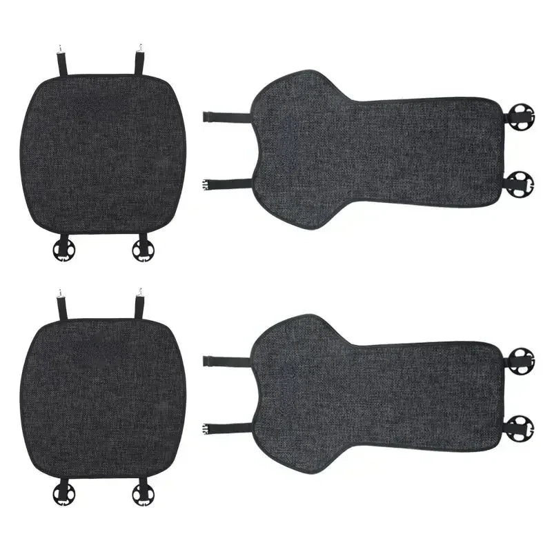 For BYD Atto 3 Seal U Song Plus EV DMI Dolphin mini Seal Seat Covers Linen Breathable Warm Car Seat Cushion Interior Accessories