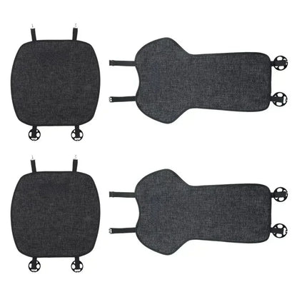 For BYD Atto 3 Seal U Song Plus EV DMI Dolphin mini Seal Seat Covers Linen Breathable Warm Car Seat Cushion Interior Accessories