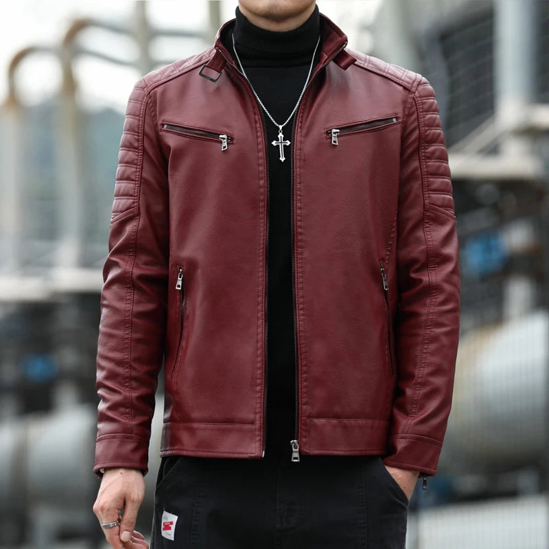 Men'S New Winter Cycling Coat, Outdoor Plus Velvet Insulated Jacket for Men, Casual Daily Jacket for Men