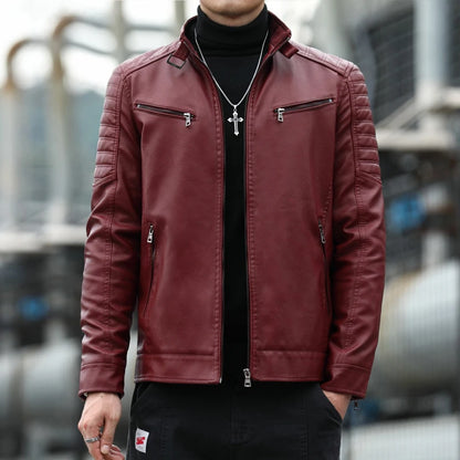 Men'S New Winter Cycling Coat, Outdoor Plus Velvet Insulated Jacket for Men, Casual Daily Jacket for Men