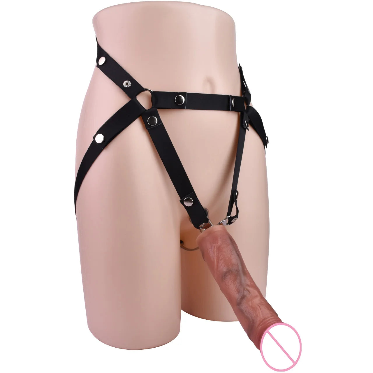FRKO Fufu Clip Chastity Cage Stainless Steel With Real Silicone Dildo BDSM Strapon Chastity Belt Device Slave Games Men Sex Toys