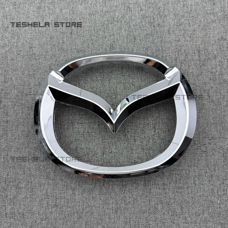 black/silver for MAZDA 6 Car Front Hood Bonnet Emblem Rear Tail Bumper Trunk Wheel Sticker Badge Styling auto Accessories