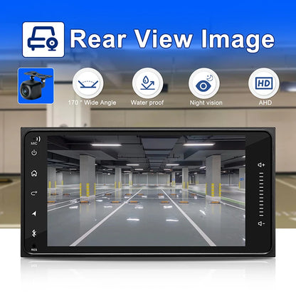 7" 4-64GB For Toyota Kluger 2007-2013 Car Stereo Radio Wireless Apple Carplay Android Auto Head Unit FM GPS BT