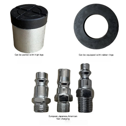 3-Ton Pneumatic Jack Three-layer Rubber Thickened Air Bag Jack Heavy-Duty Equipment Support Tool Automotive Repair Tool