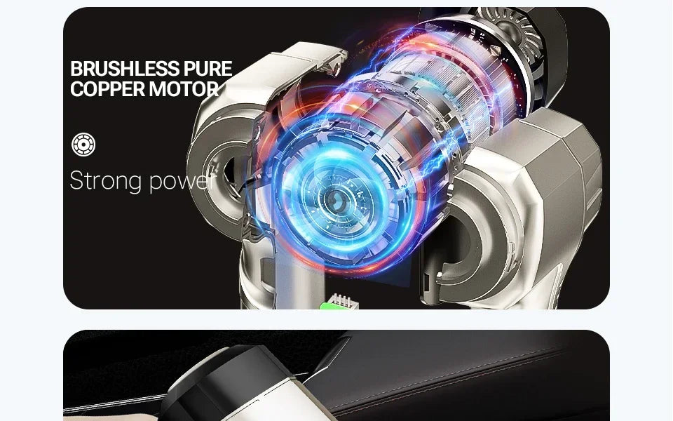 SZUK Car Vacuum Cleaner 18000PA High Pressure Portable Handheld Powerful Mini Cordless Car Appliance Cleaning Vacuum Cleaner