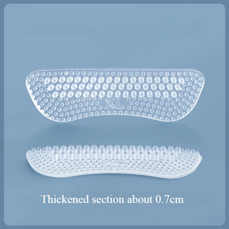 Upgrade Silicone Heel Stickers Heels Grips for Women Men Anti Slip Heel Cushions Non-Slip Inserts Pads Foot Heel Care Protector