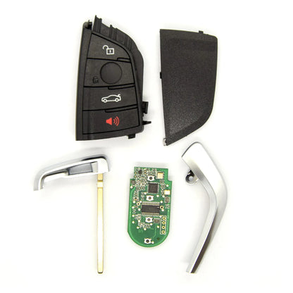 BESTKEYKeyless Go Car Key Fob For BMW 1 3 5 7 Series X1 X3 X5 X6 X7 F CAS4 CAS4+ FEM 2011-2017 PCF7945 3/4 Button 315/434/868MHZ