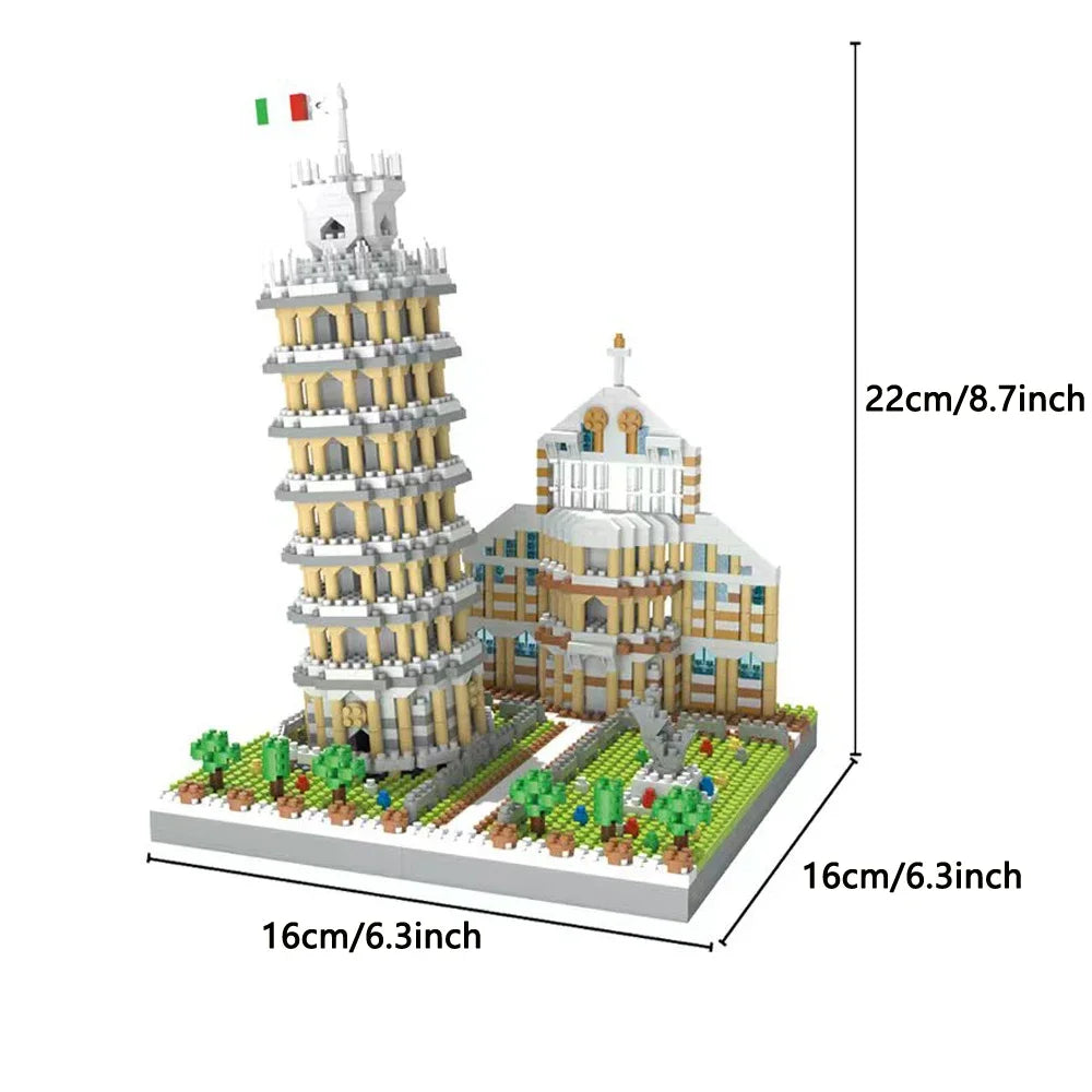 KNEW BUILT 2787Pcs 45cm Christ the Redeemer Model: Epic Brazil Landmark Micro Blocks, World Architecture DIY Set, Sacred Gift